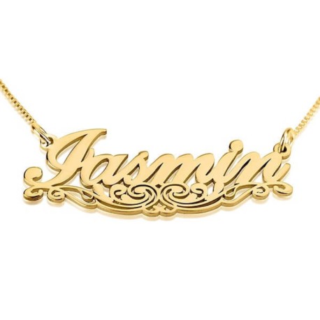 Collar con Nombre Subrayado