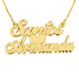 Collar con Dos Nombres